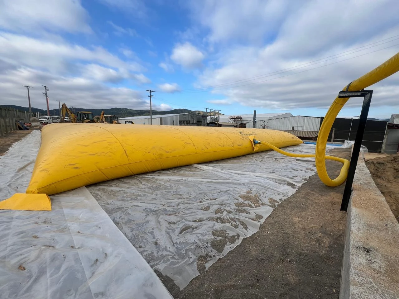 Los estanques de agua flexibles se adaptan fácilmente al entorno.